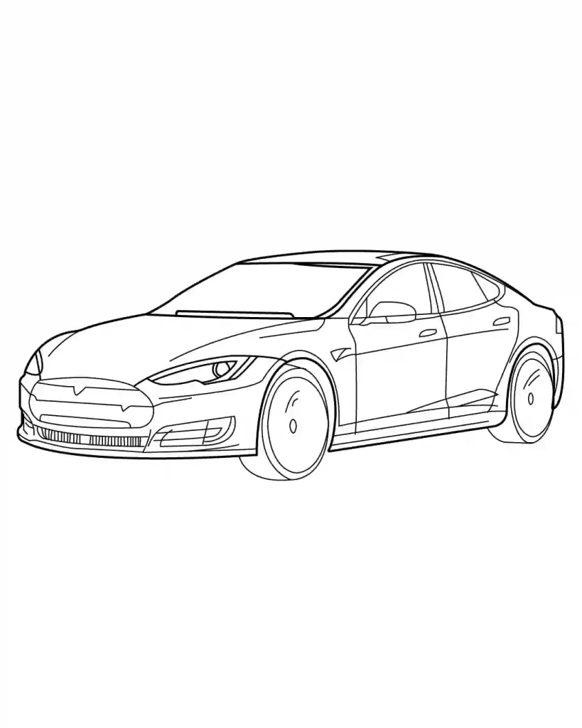 How-to-Draw-a-Tesla-in-Simple-steps-for-beginners