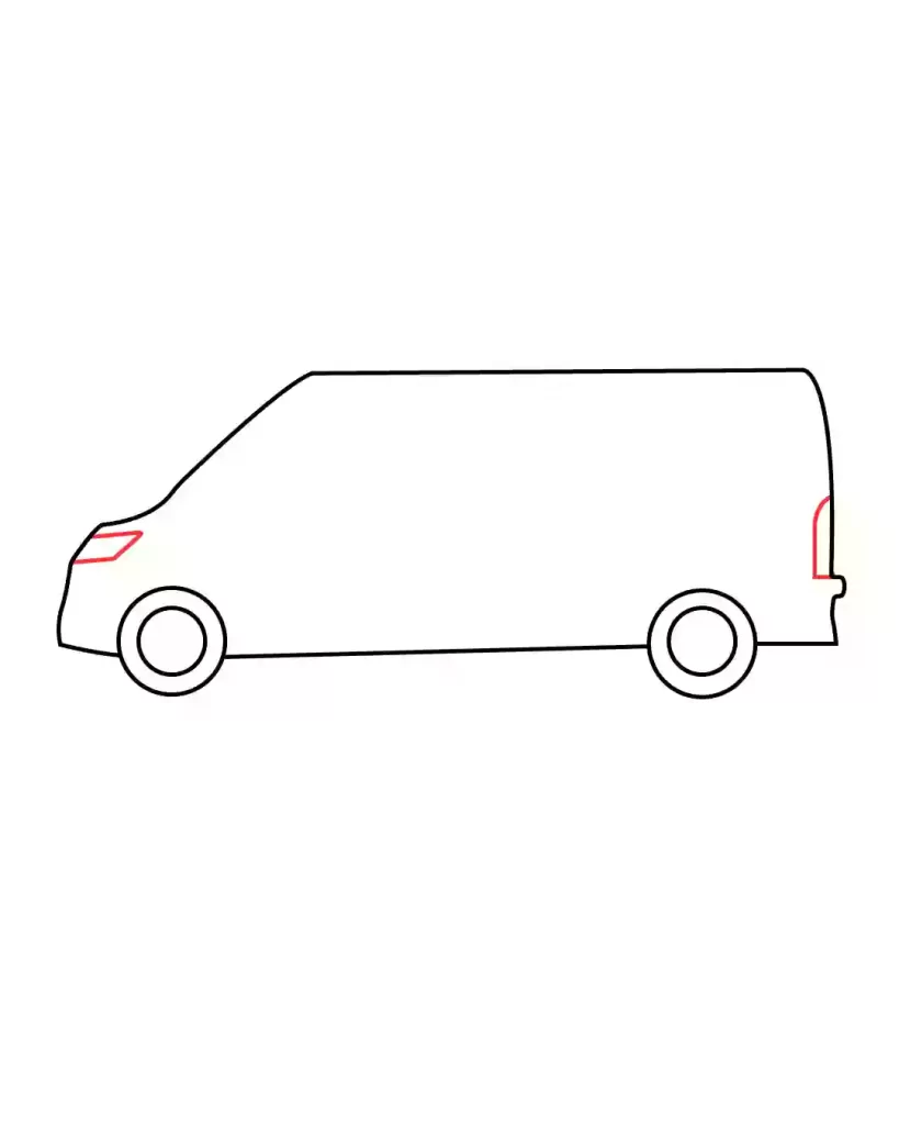 How To Draw Van In Simple And Easy Steps