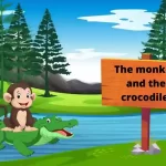 The-monkey-and-The-crocodile