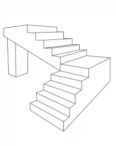 Read more about the article How to Draw Stairs | Step by Step