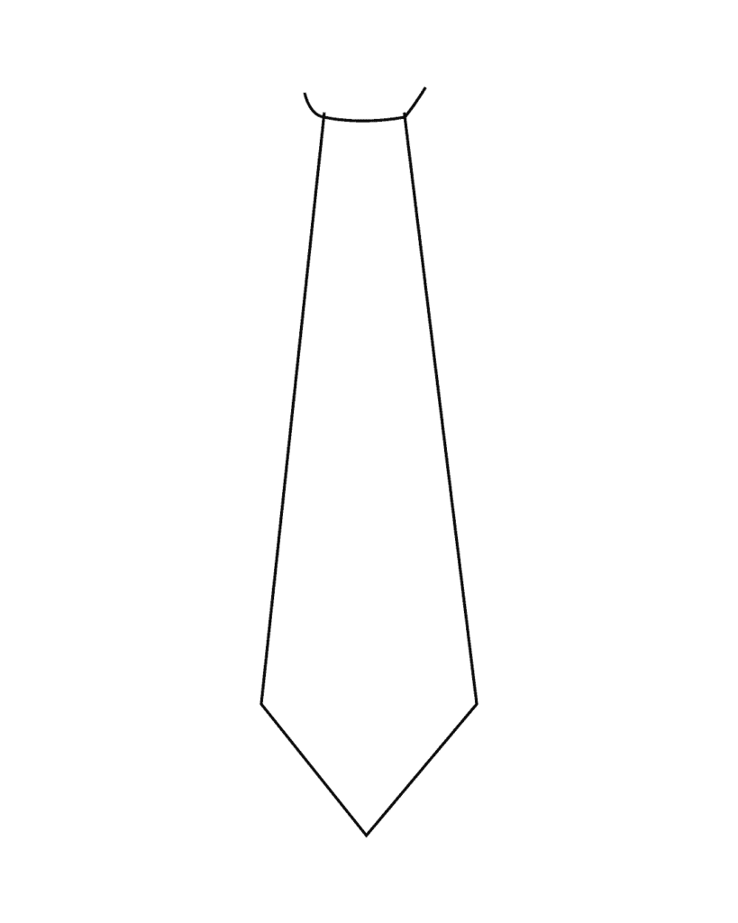 How To Draw A Tie