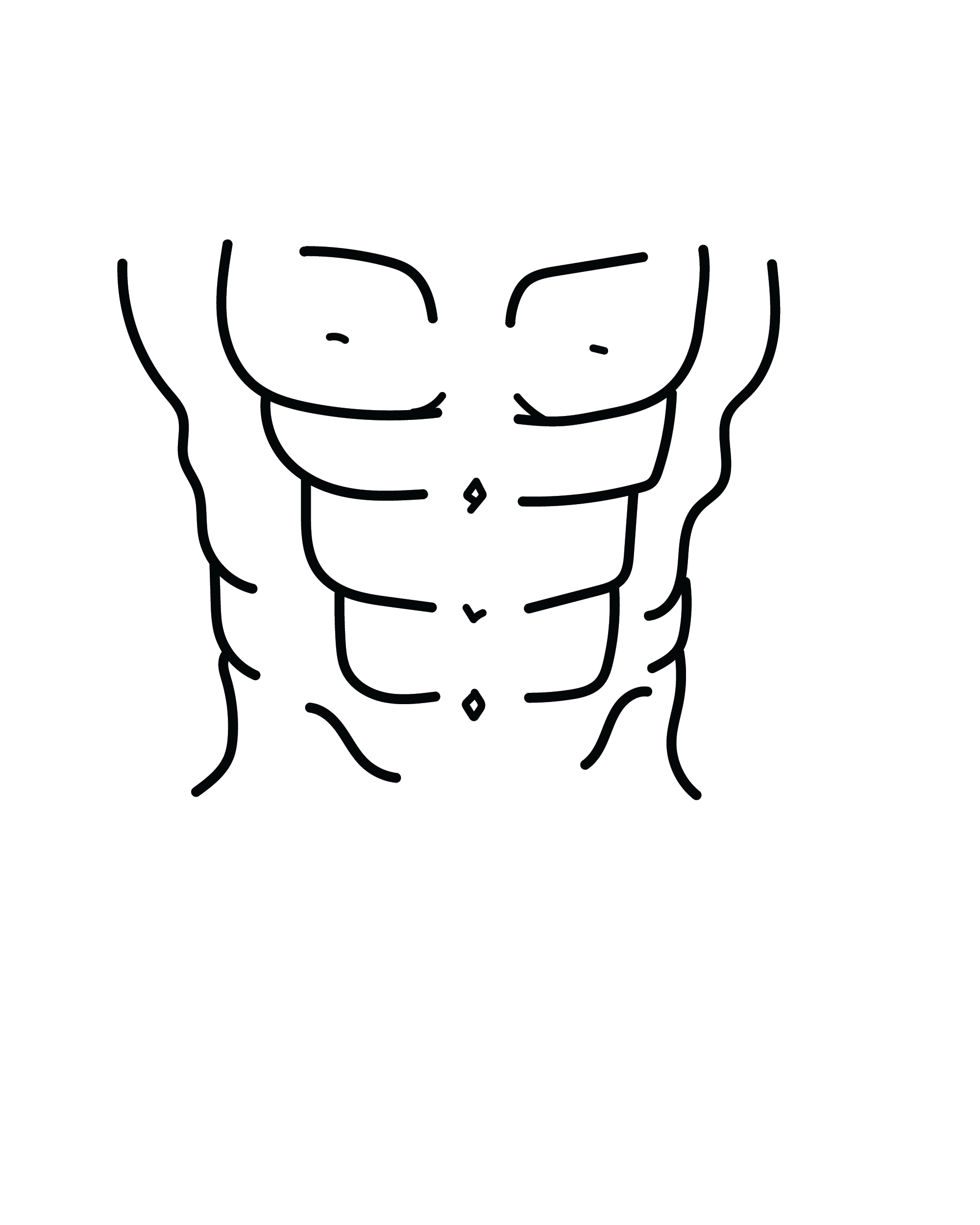 Abs Drawing  How To Draw Abs Step By Step
