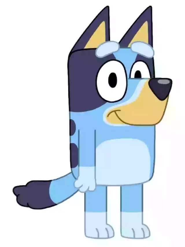 How to draw a bluey in simple and easy steps