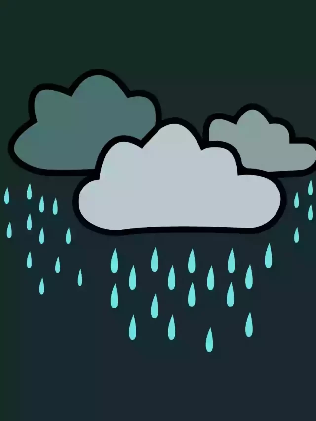 How To Draw A Rain In Simple And Easy Steps Learn