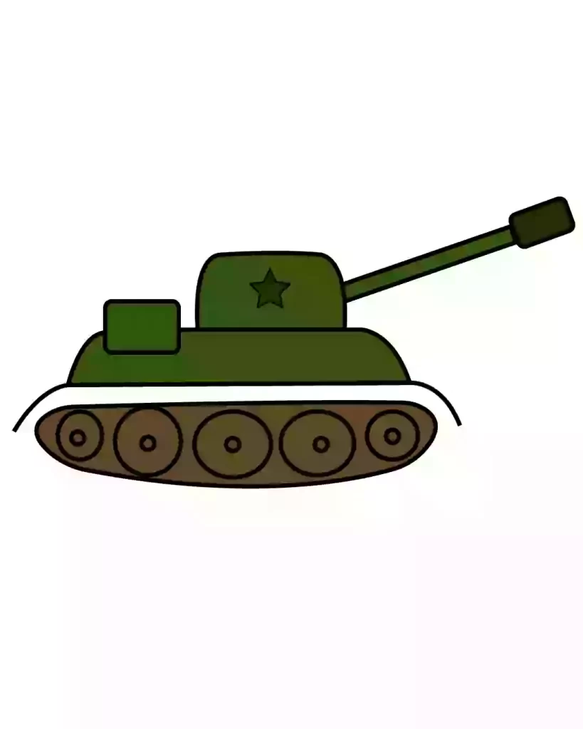 Learn-How-to-Draw-Tank-in-simple-steps