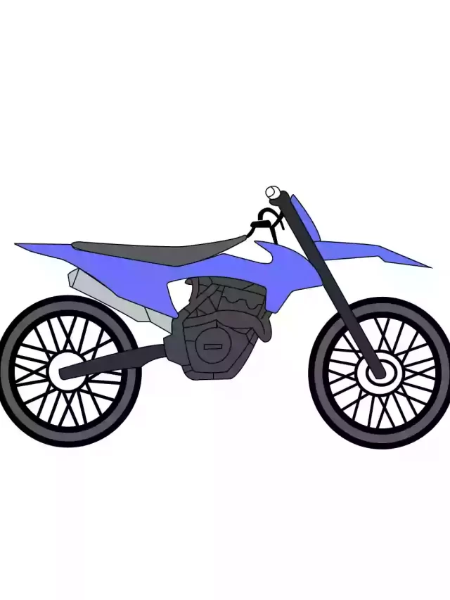 Learn How to Draw a Dirt bike in simple steps for beginners