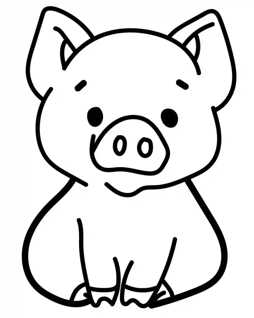 How-to-Draw-Pig-in-Simple-and-steps-Guide