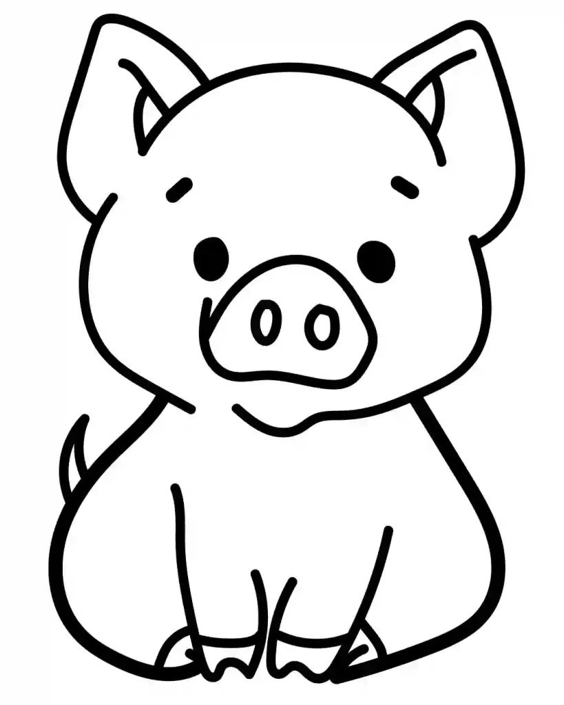 How-to-Draw-Pig-in-Simple-and-steps-Guide