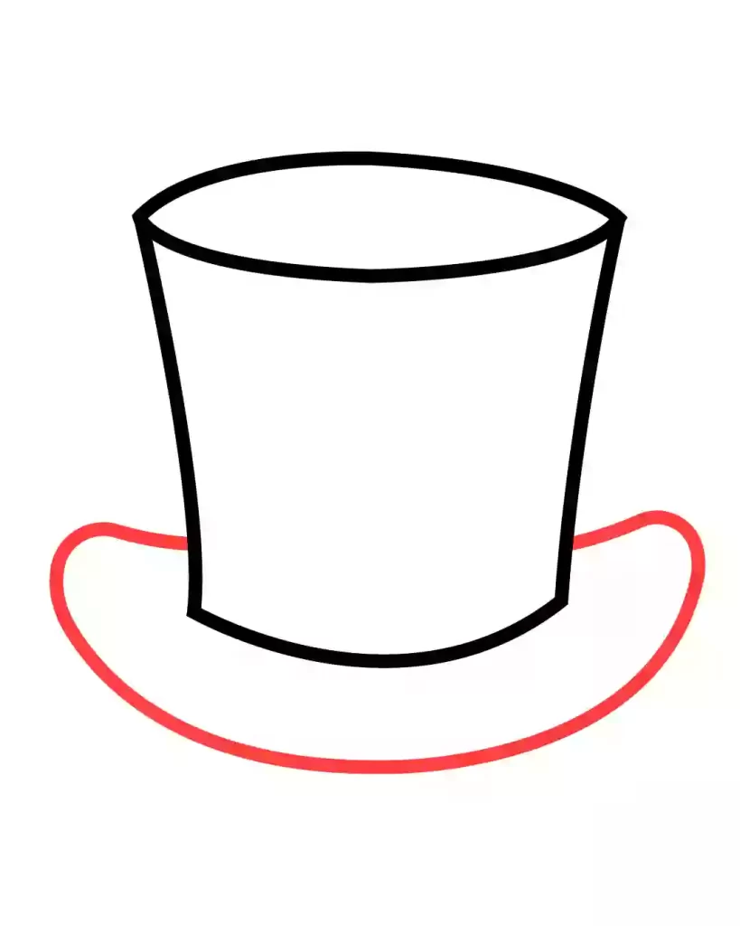 How To Draw Top Hat In Simple And Easy Steps