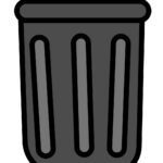 How to Draw Trash Can in Simple steps