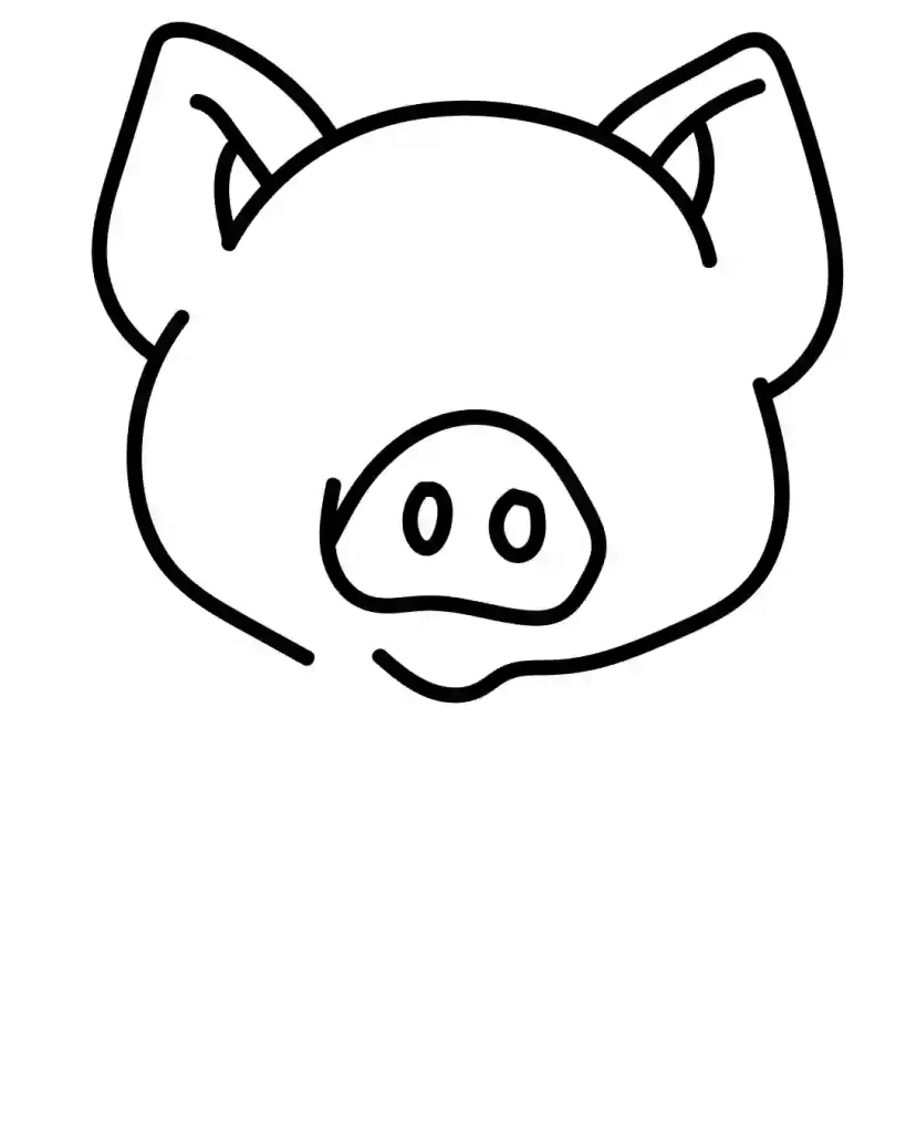 How-to-Draw-Pig-in-Simple-and-steps-Guide