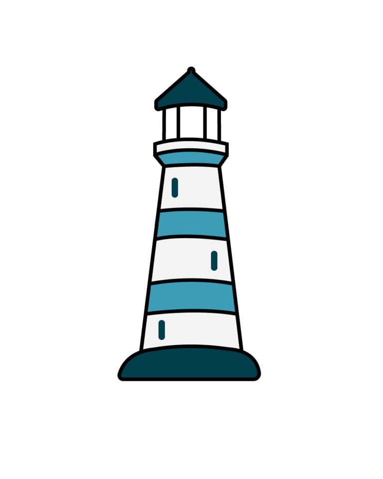 How to Draw Lighthouses in Simple Steps