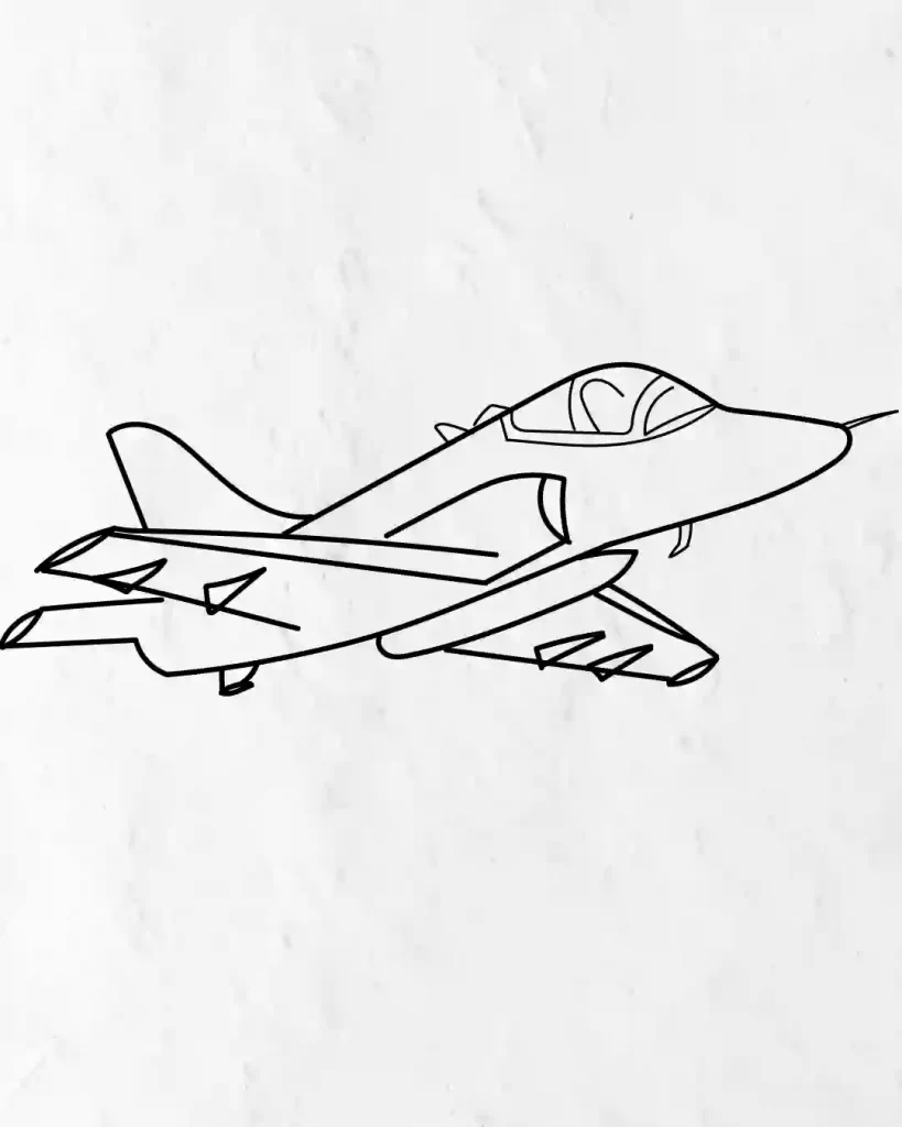 How-to-Draw-Jet-in-simple-and-easy-steps-guide