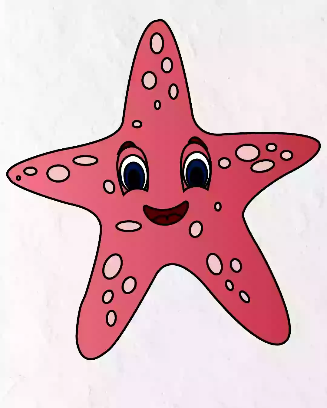 How to Draw Starfish in Simple and easy step by step guide