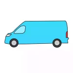 How-to-Draw- Van-in-Simple-and-easy-steps