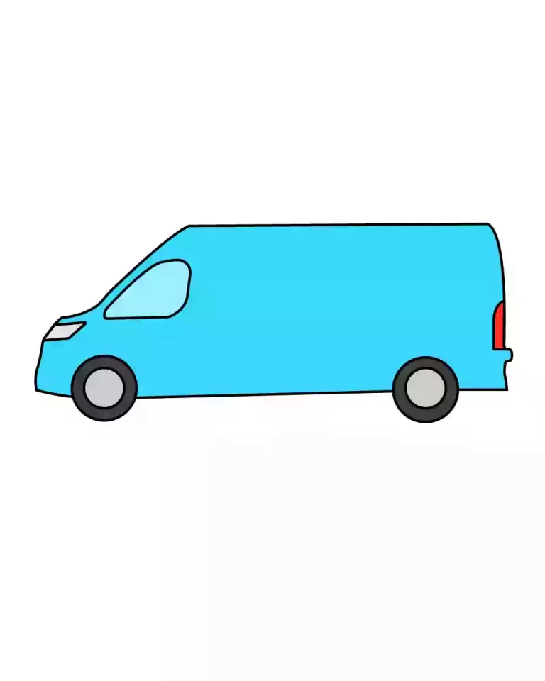 How-to-Draw- Van-in-Simple-and-easy-steps