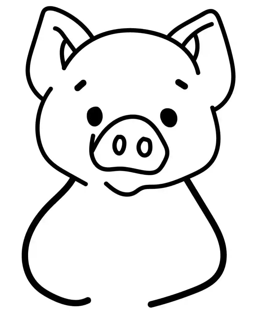 How-to-Draw-Pig-in-Simple-and-steps-Guide