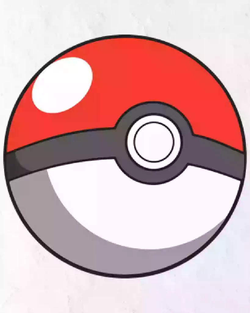 How To Draw Pokeball In Simple And Easy Step By Step Guide