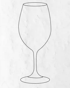Read more about the article How to Draw a Wine Glass step by step guide