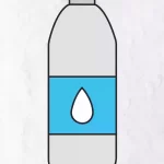 How to Draw Water Bottle in 8 easy steps