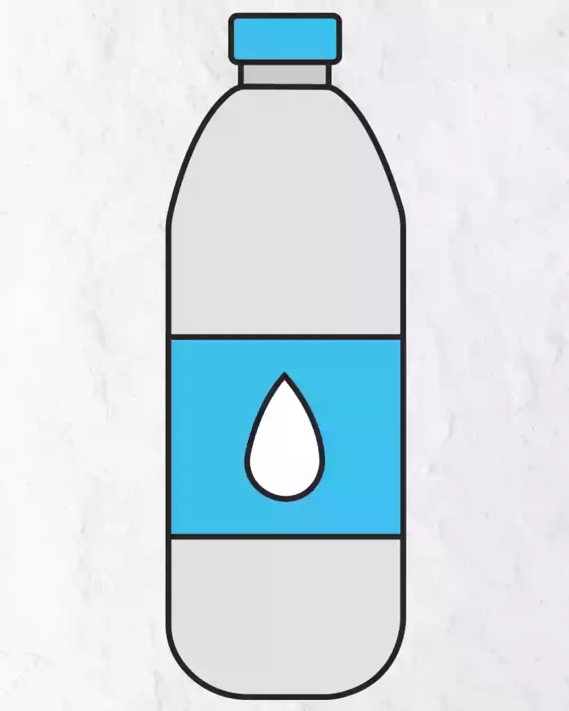 how-to-draw-water-bottle-in-8-easy-steps