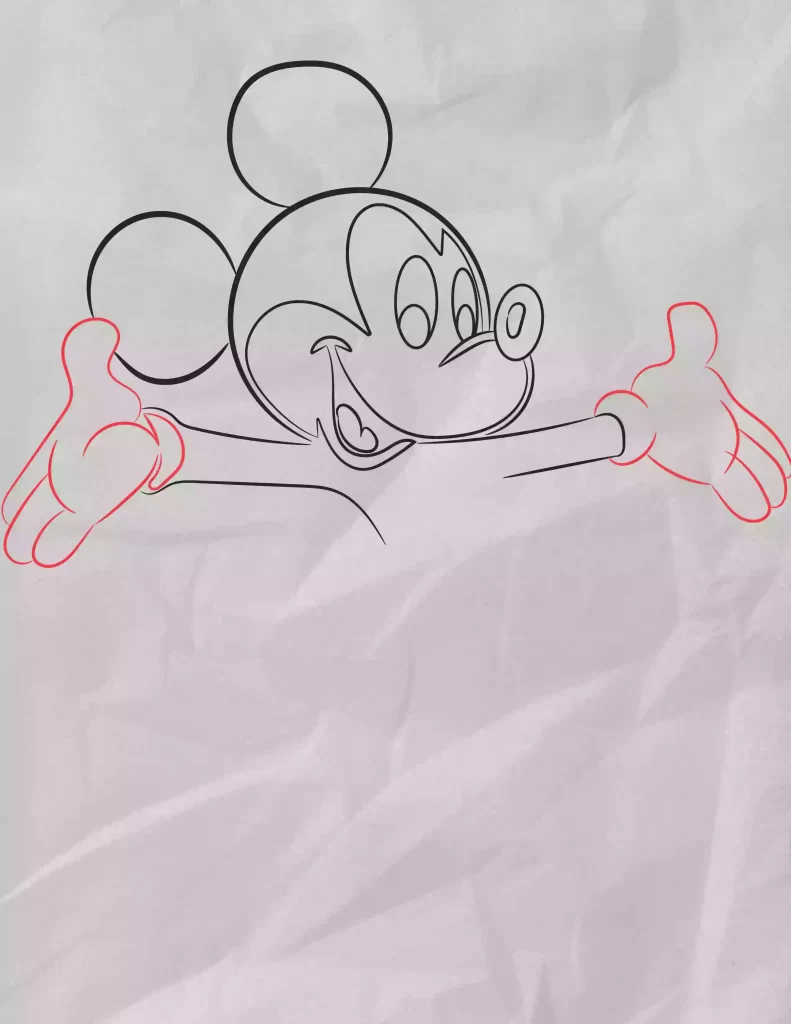 How-to-draw-Mickey-Mouse