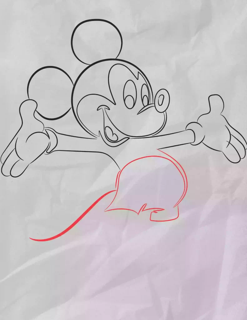 How-to-draw-Mickey-Mouse