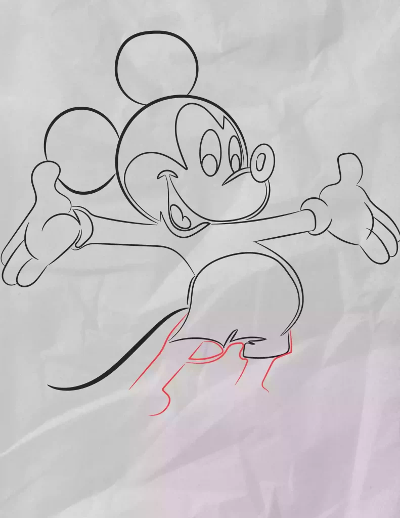 How-to-draw-Mickey-Mouse