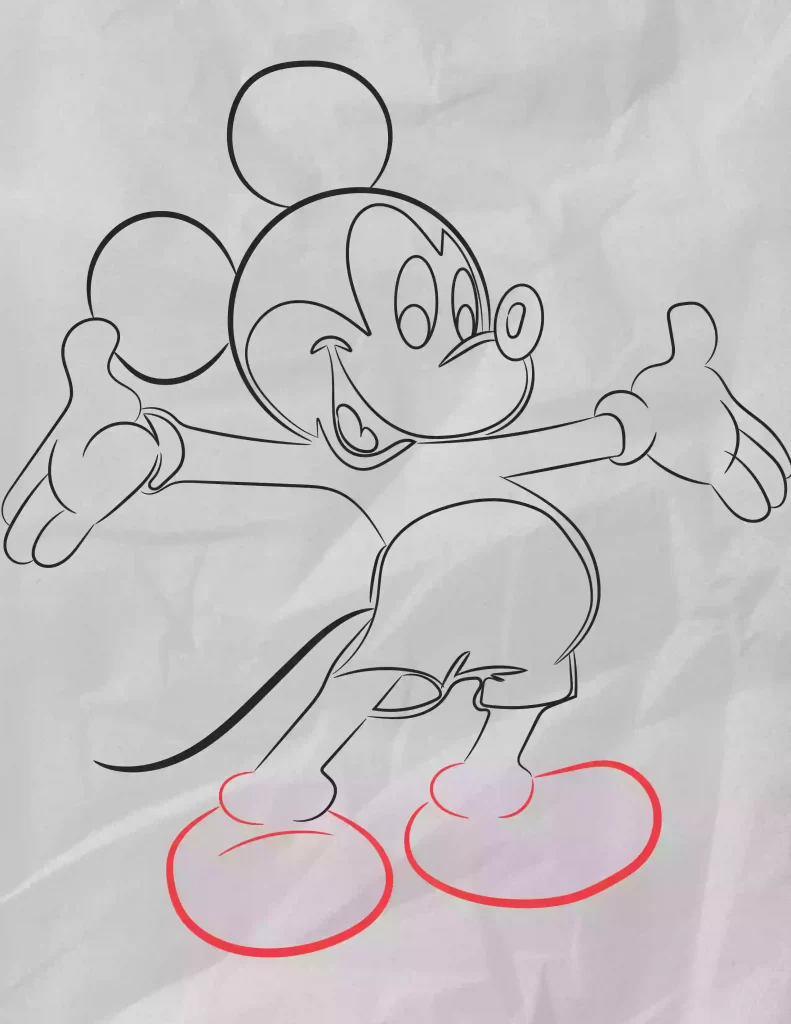 How-to-draw-Mickey-Mouse