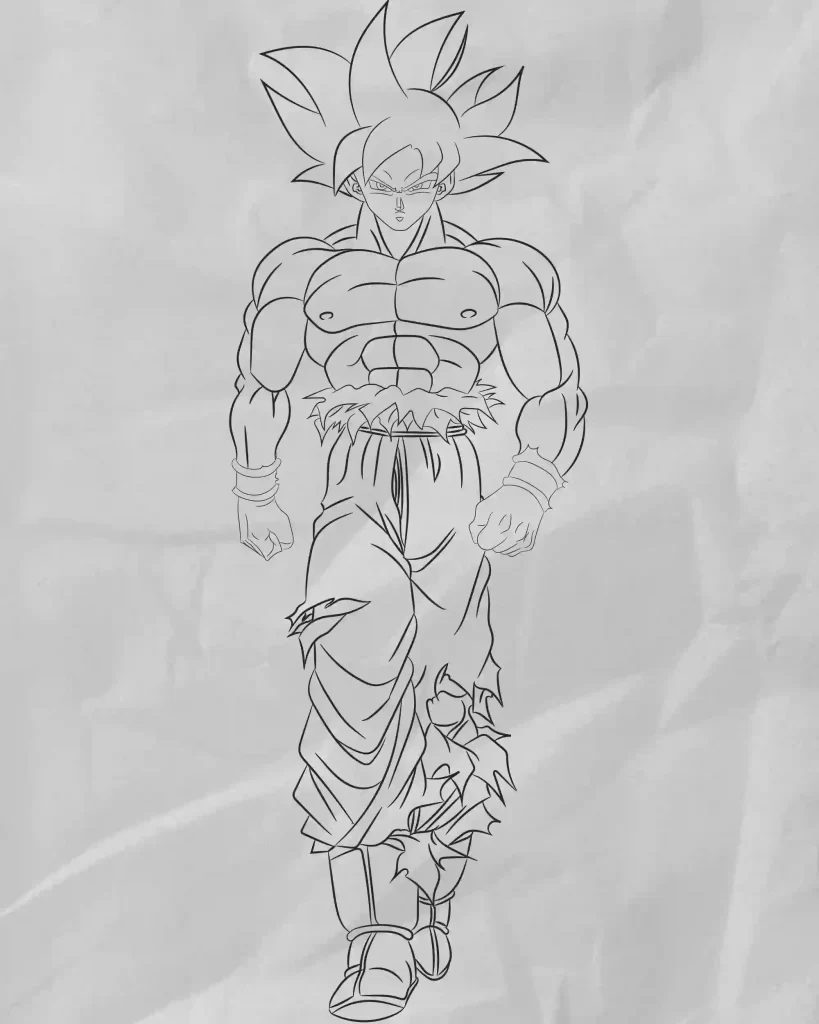 How-to-Draw-Goku