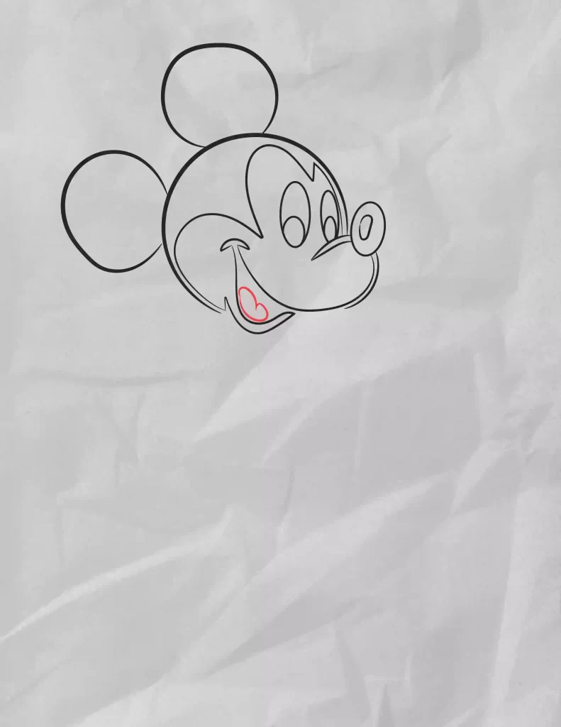 How-to-draw-Mickey-Mouse