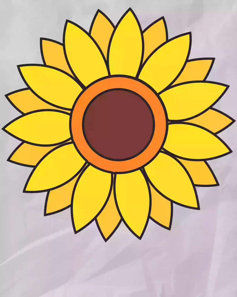Sunflower Drawing  A Step By Step Guide  Cool Drawing Idea