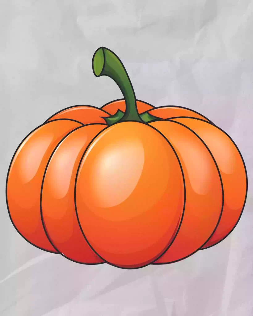 How To Draw A Pumpkin – Step By Step Guide 