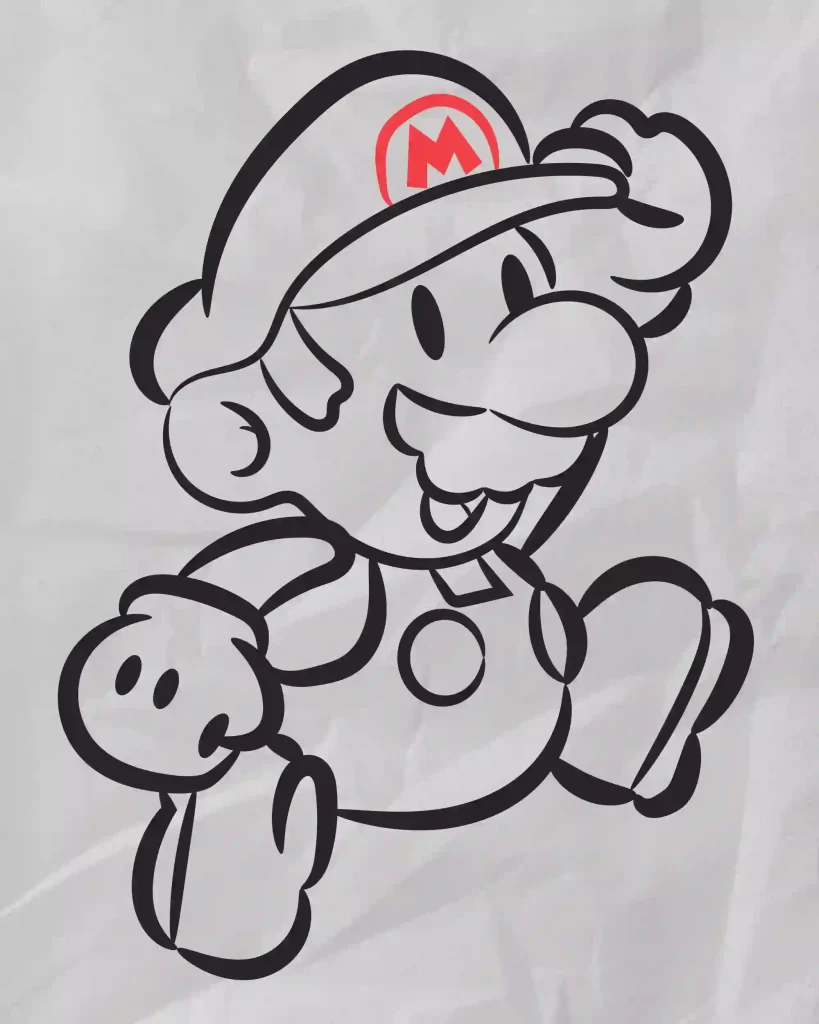 How-to-Draw-Mario