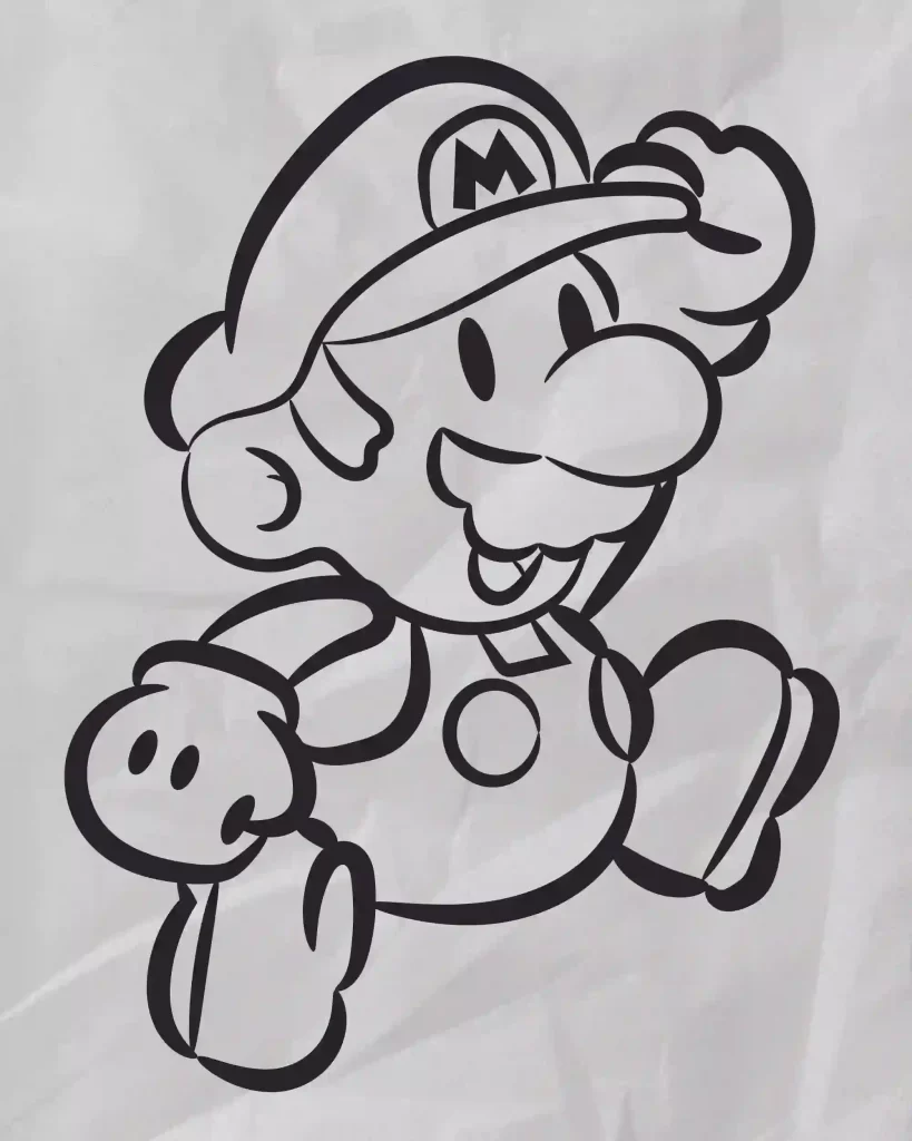 How-to-Draw-Mario