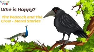 Read more about the article Who is Happy? The Peacock and The Crow – Short Moral Stories