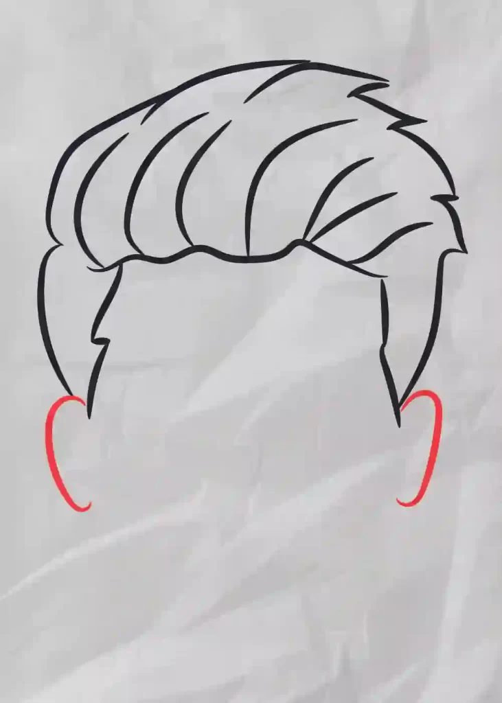 How to Draw Male Hair Step By Step – For Kids & Beginners