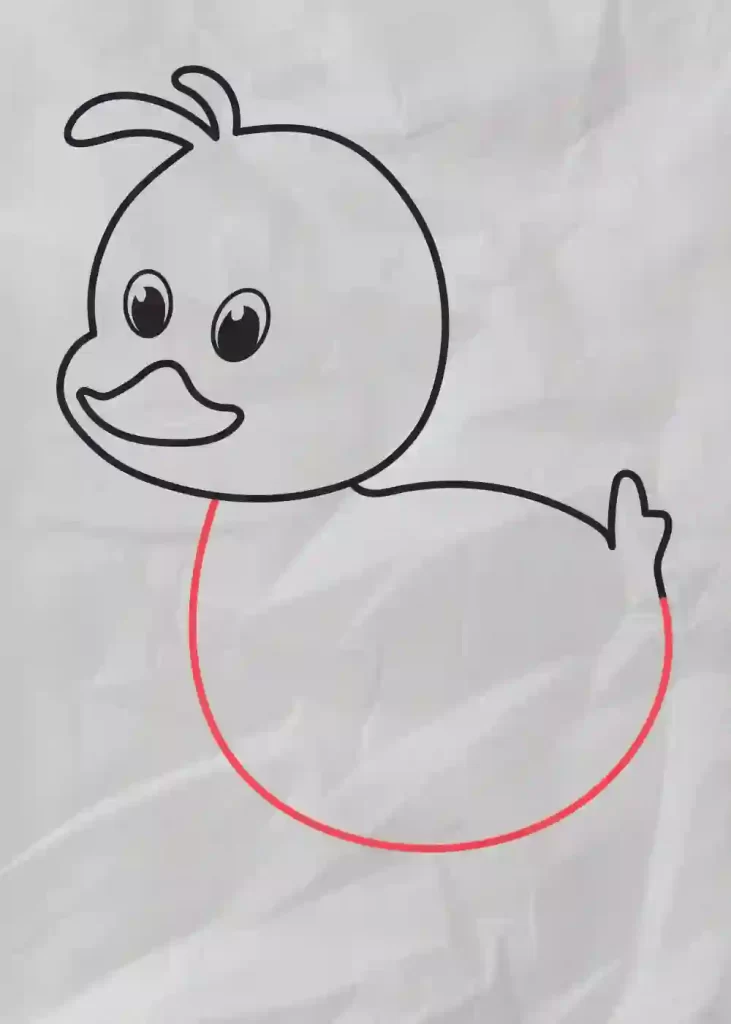 How-to-Draw-a-Baby-Duck 
