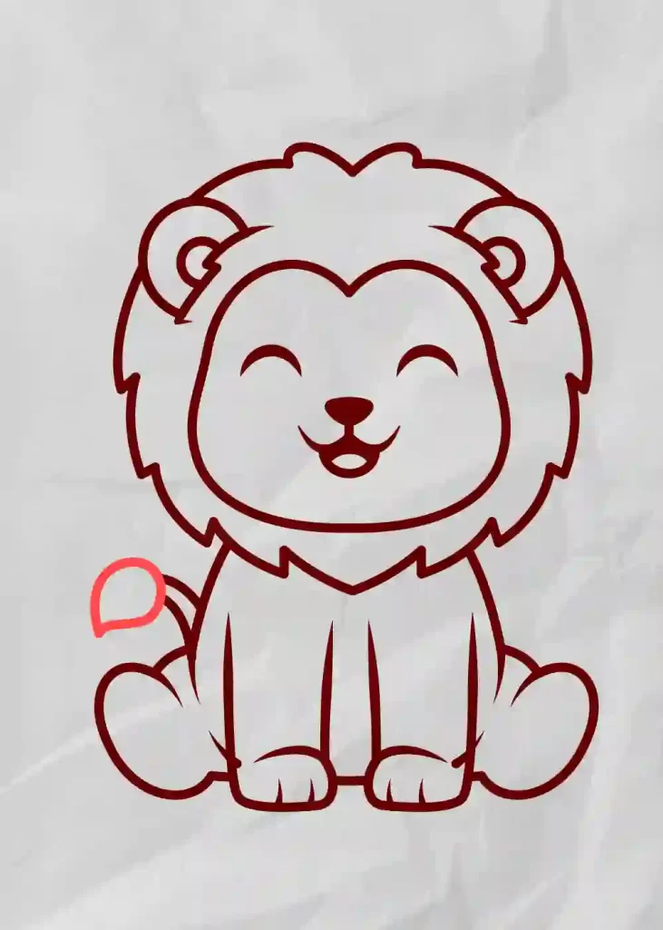 How-to-Draw-a-Baby-Lion