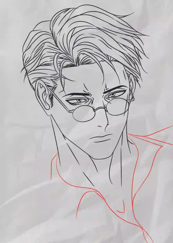 How To Draw An Anime Man Anime Man Step by Step Drawing Guide by Dawn   DragoArt