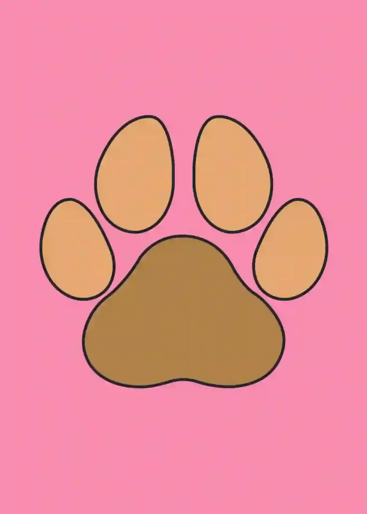 How-to-Draw-a-Dog-Paw-Print 