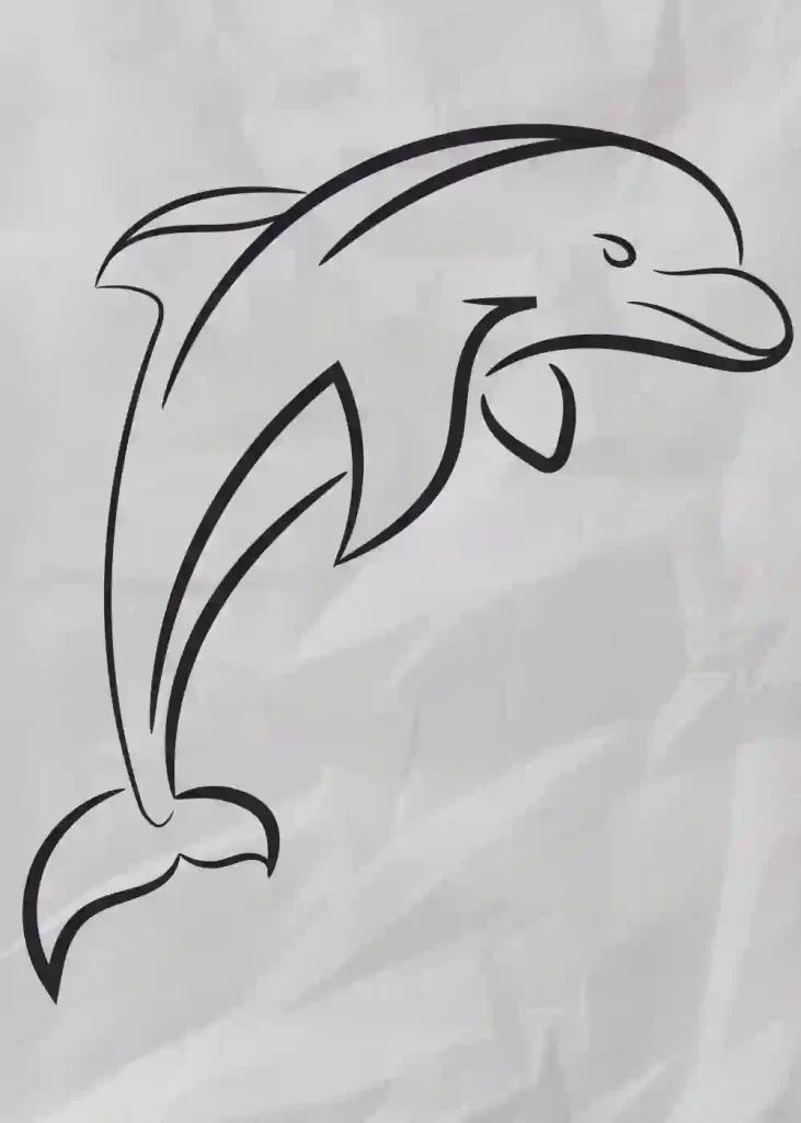 How-to-Draw-A-Dolphin