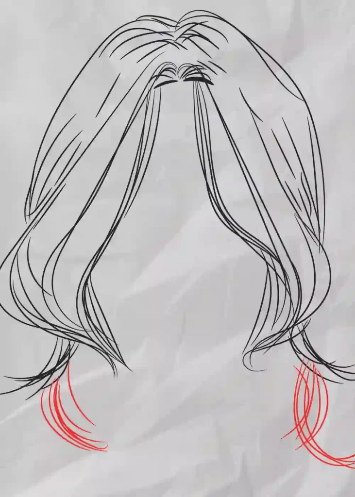 How To Draw Girl Hair - Step By Step Guide 