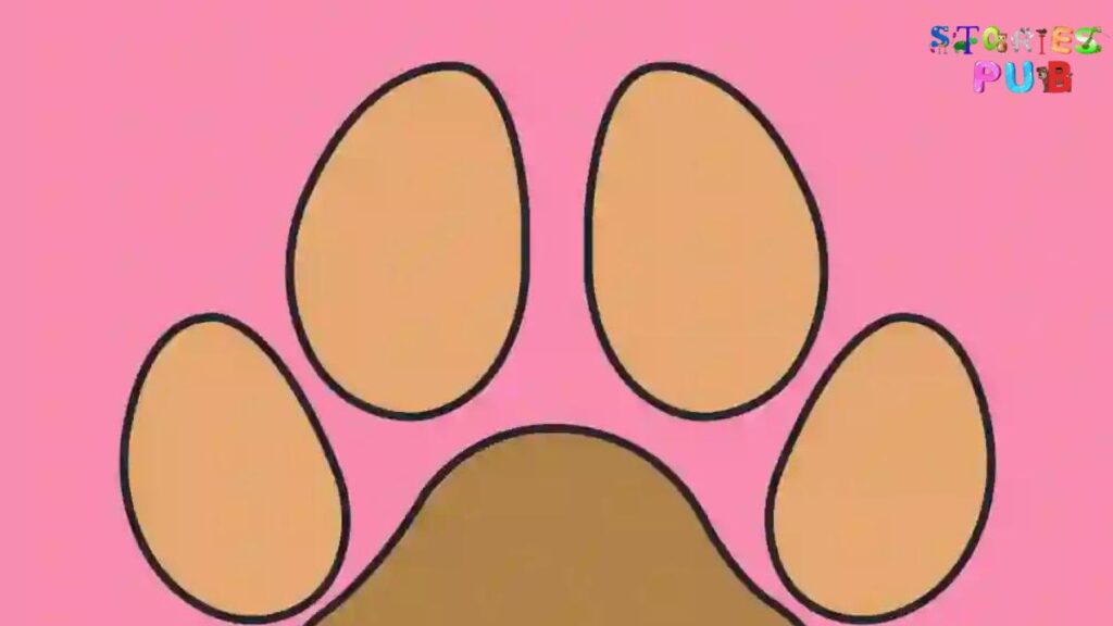 How To Draw A Dog Paw Print - Step By Step 