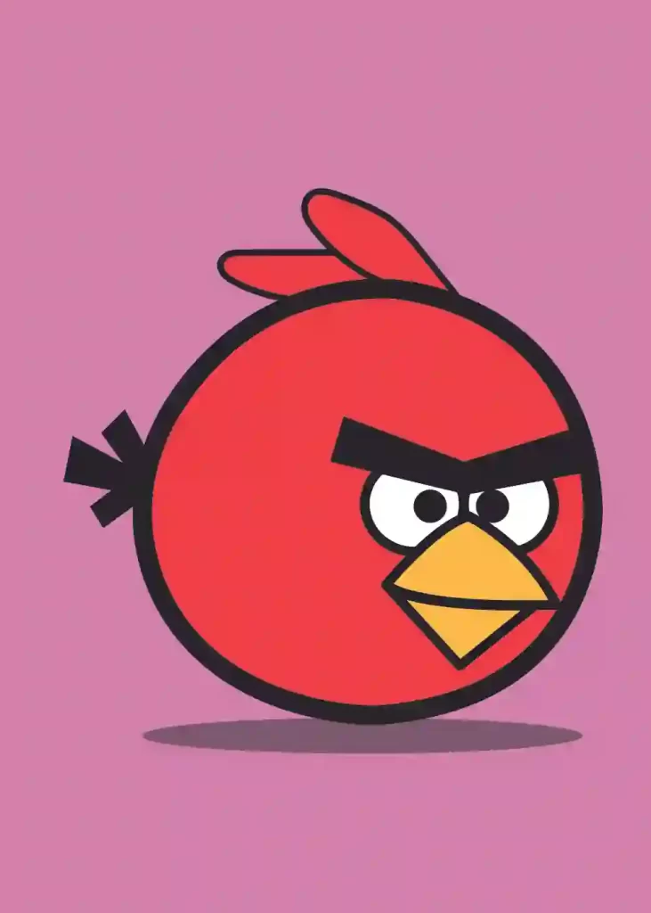 How To Draw Angry Birds - Easy Drawing 