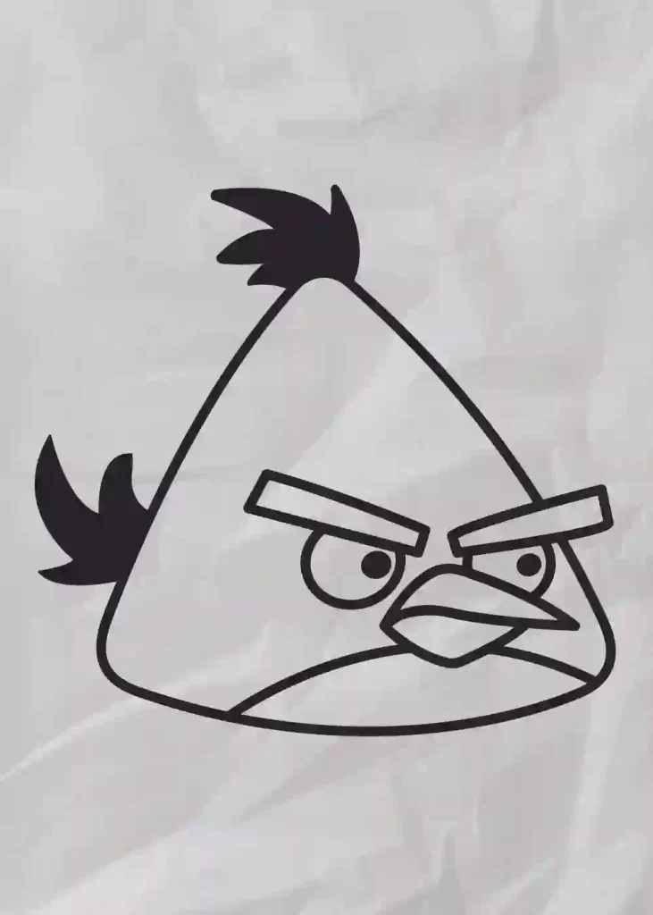Angry Bird Drawing - A Step By Step Guide - Cool Drawing Idea-saigonsouth.com.vn