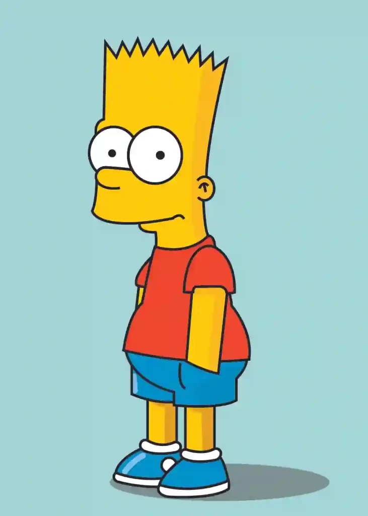 Draw Bart Simpson Trippy