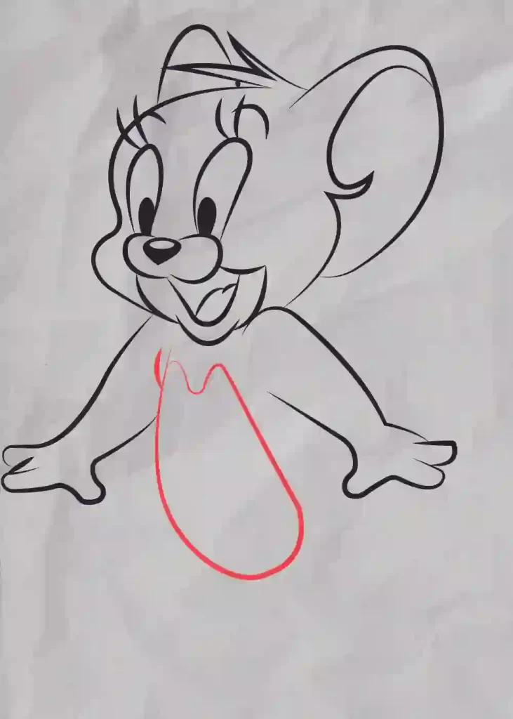 How-to-draw-Jerry