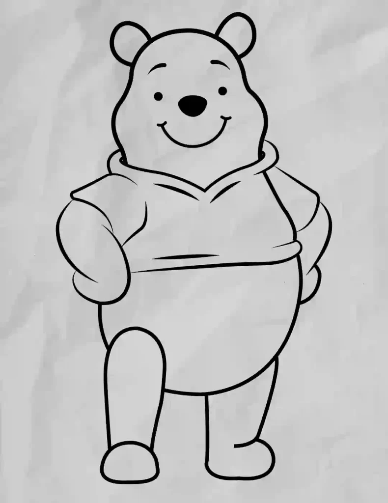 How To Draw Winnie The Pooh | Step By Step 