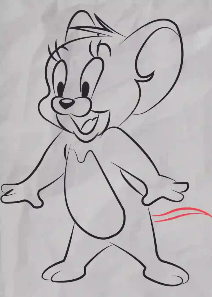 tom and jerry drawings in pencil